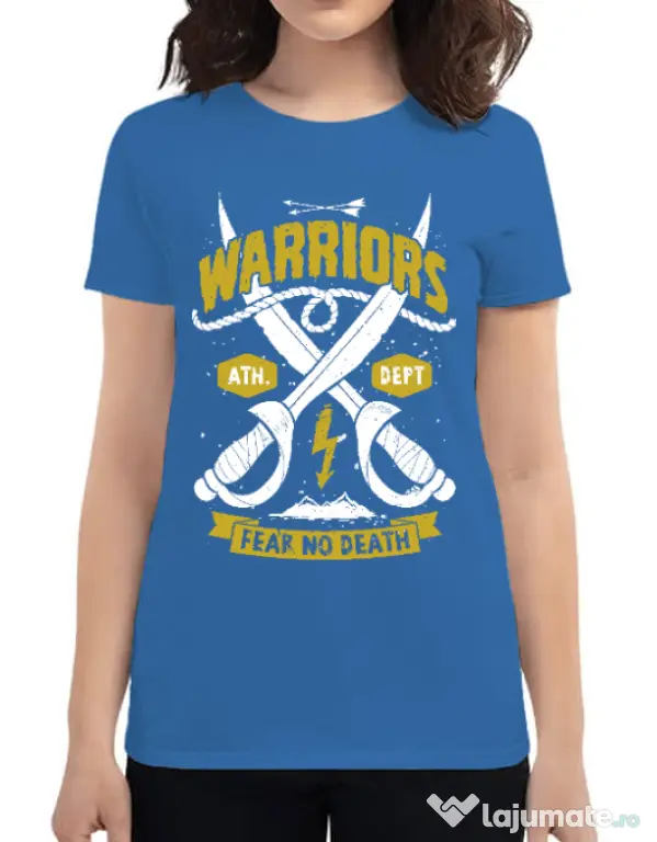 Tricou ADLER dama Warriors Albastru azuriu