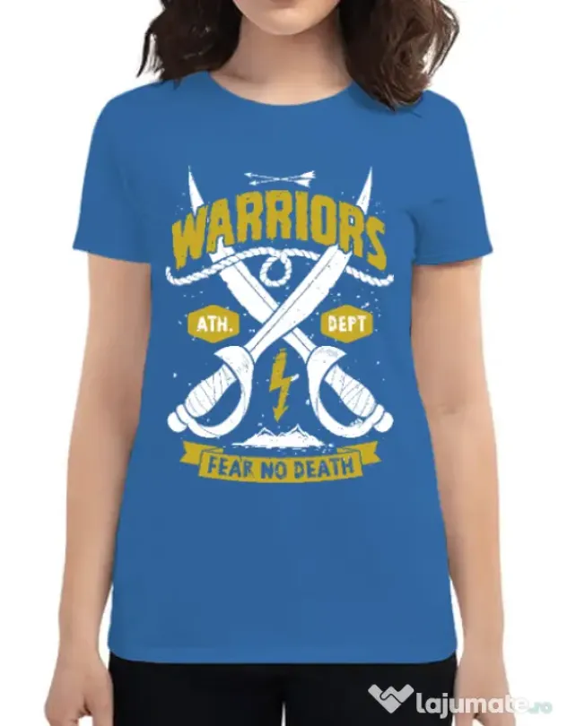 Tricou ADLER dama Warriors Albastru azuriu