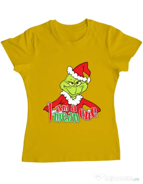 Tricou ADLER dama Mean one Galben