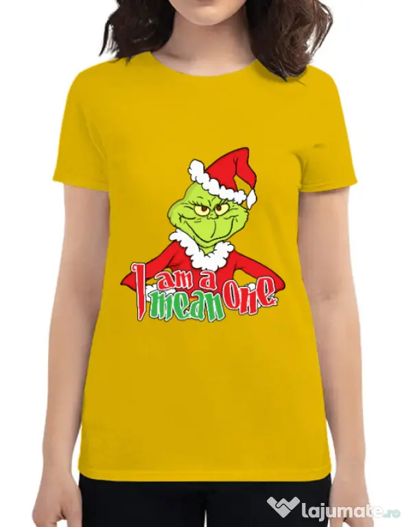 Tricou ADLER dama Mean one Galben