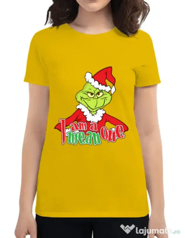 Tricou ADLER dama Mean one Galben