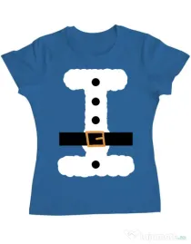 Tricou ADLER dama Santa Albastru azuriu