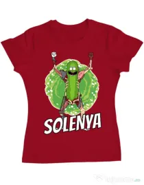 Tricou ADLER dama Solenya Rosu