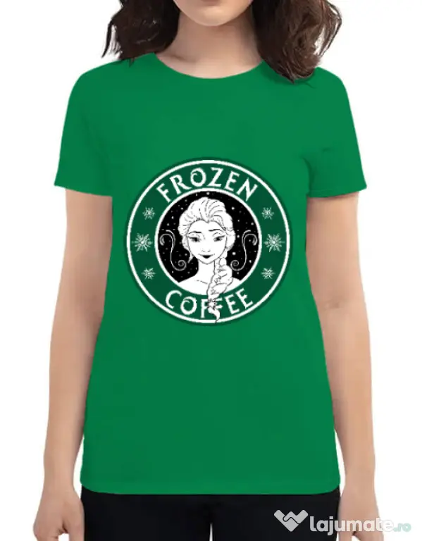 Tricou ADLER dama Frozen coffee Verde mediu