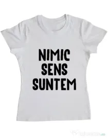 Tricou ADLER dama Nu are sens 1 Alb