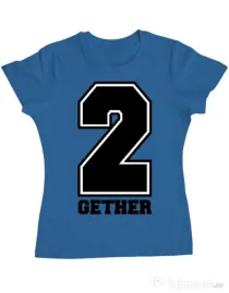 Tricou ADLER dama Together Albastru azuriu