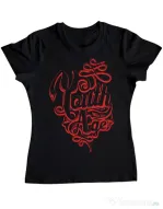 Tricou ADLER dama Youth has no age Negru