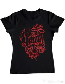 Tricou ADLER dama Youth has no age Negru
