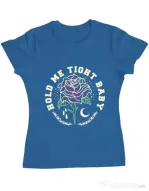 Tricou ADLER dama Hold me tight Albastru azuriu