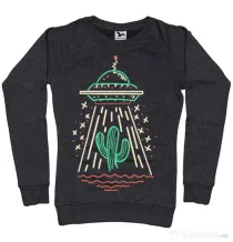 Bluza ADLER dama UFO Negru melanj