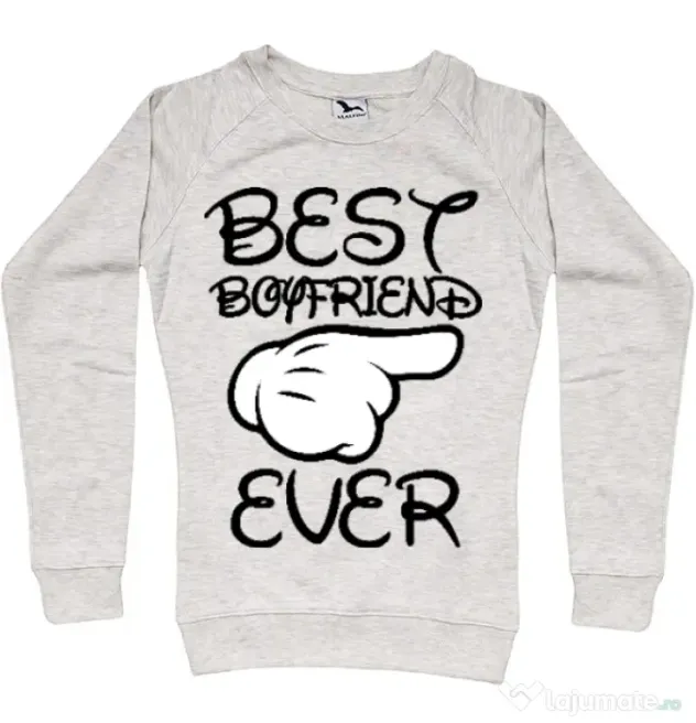 Bluza ADLER dama Best boyfriend ever Migdala melanj