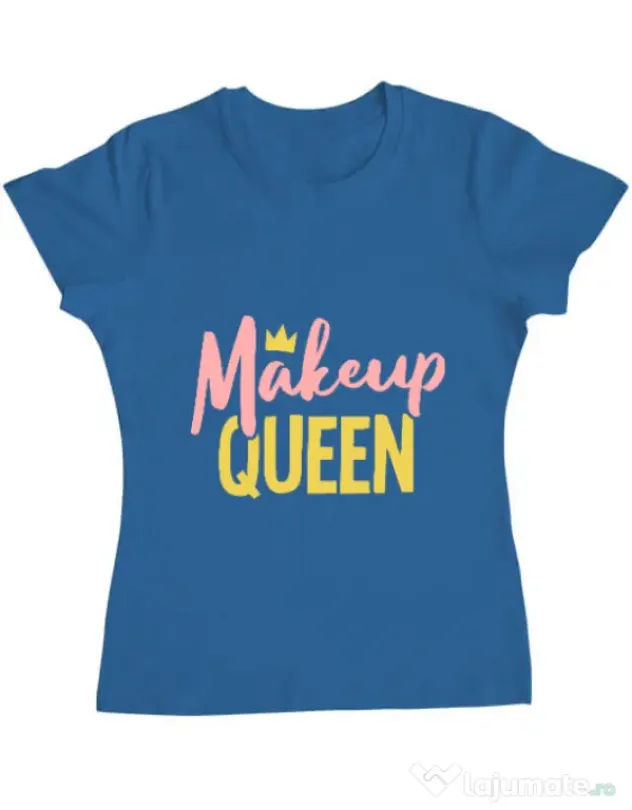 Tricou ADLER dama Makeup queen Albastru azuriu