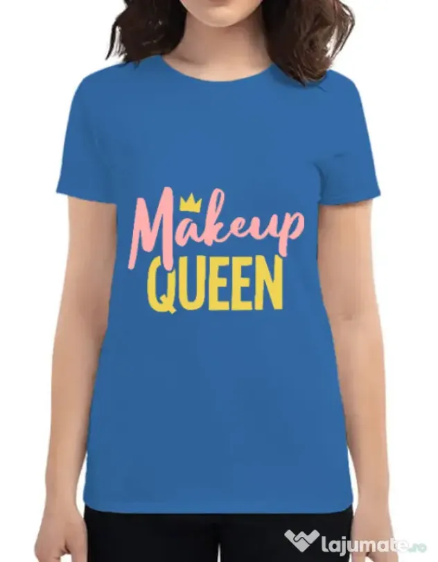 Tricou ADLER dama Makeup queen Albastru azuriu