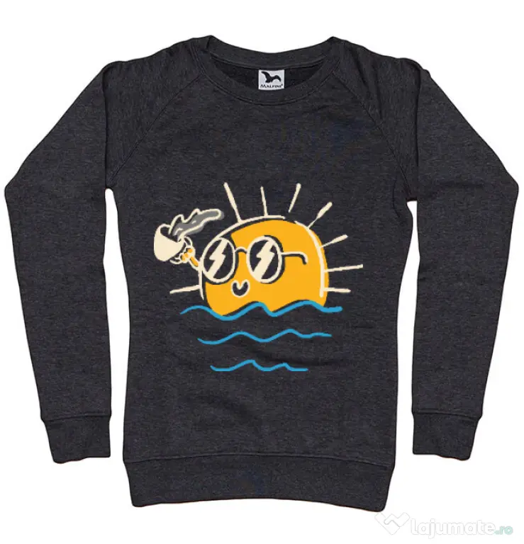 Bluza ADLER dama Morning and coffee Negru melanj