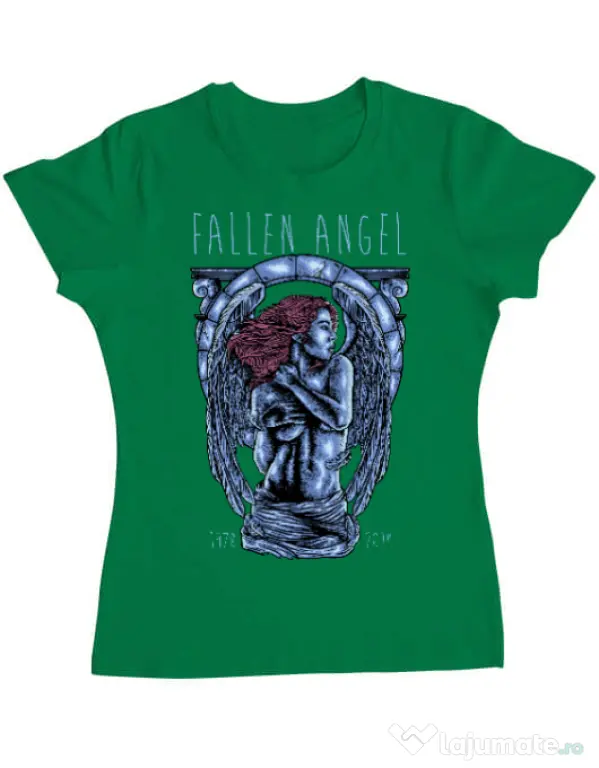 Tricou ADLER dama Fallen angel Verde mediu