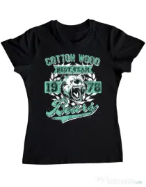 Tricou ADLER dama Cotton wood Negru