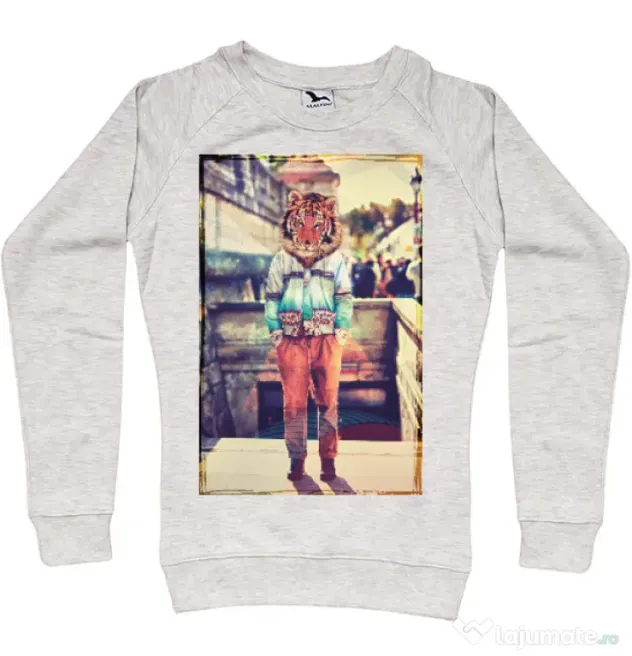 Bluza ADLER dama Tiger head Migdala melanj