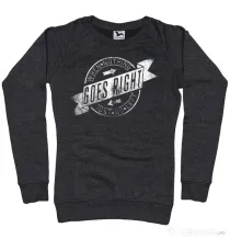 Bluza ADLER dama When nothing goes right Negru melanj