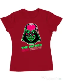Tricou ADLER dama Join the father Rosu