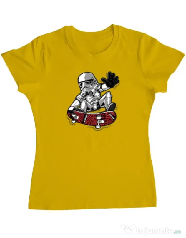 Tricou ADLER dama Trooper trick Galben