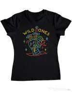 Tricou ADLER dama Wild ones Negru