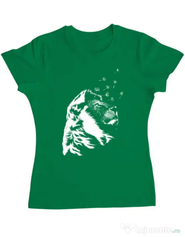 Tricou ADLER dama Dande lion Verde mediu