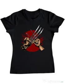 Tricou ADLER dama Like father like daughter Negru