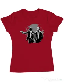 Tricou ADLER dama Pulp killer Rosu