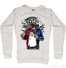 Bluza ADLER dama Suicide gas mask Migdala melanj