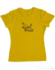 Tricou ADLER dama Swan Galben
