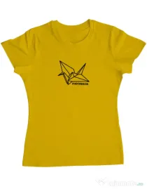 Tricou ADLER dama Swan Galben