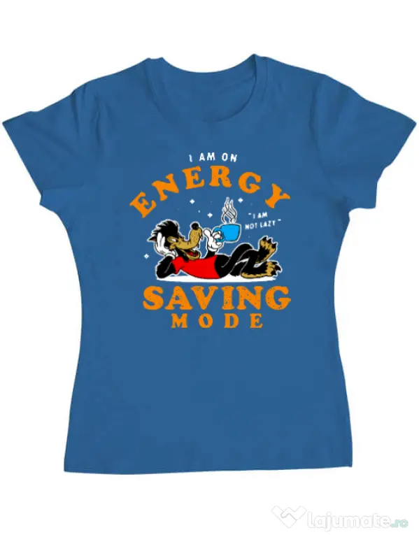 Tricou ADLER dama Energy saving mode Albastru azuriu