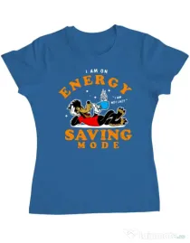 Tricou ADLER dama Energy saving mode Albastru azuriu
