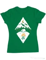 Tricou ADLER dama Beauty night Verde mediu