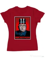 Tricou ADLER dama Rocketman Rosu