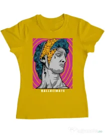Tricou ADLER dama Hallucinate Galben