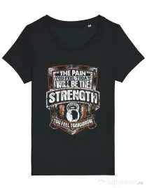 Tricou STANLEY STELLA dama The pain you feel Negru