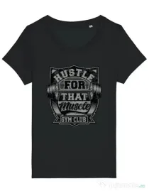 Tricou STANLEY STELLA dama Hustle for that muscle Negru