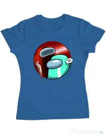 Tricou ADLER dama Behind you Albastru azuriu