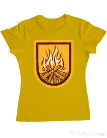 Tricou ADLER dama Bonfire Galben