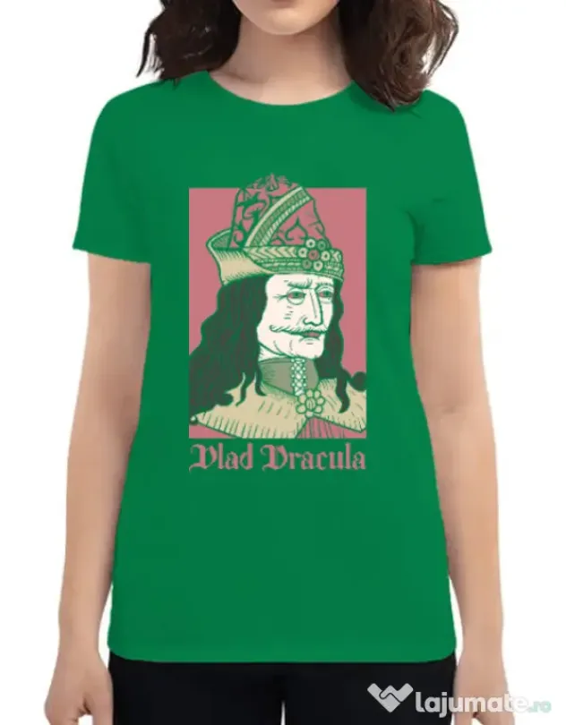 Tricou ADLER dama Vlad Dracula Verde mediu