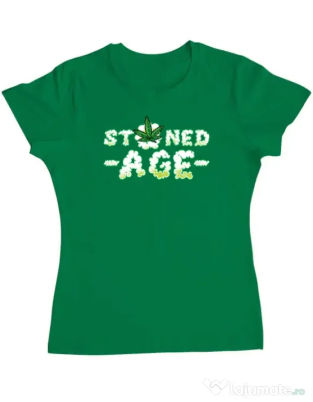 Tricou ADLER dama Stoned age Verde mediu