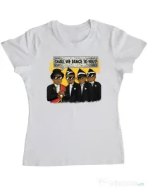 Tricou ADLER dama Dance meme Alb