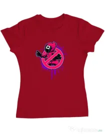 Tricou personalizat dama Squid Game 2 Rosu