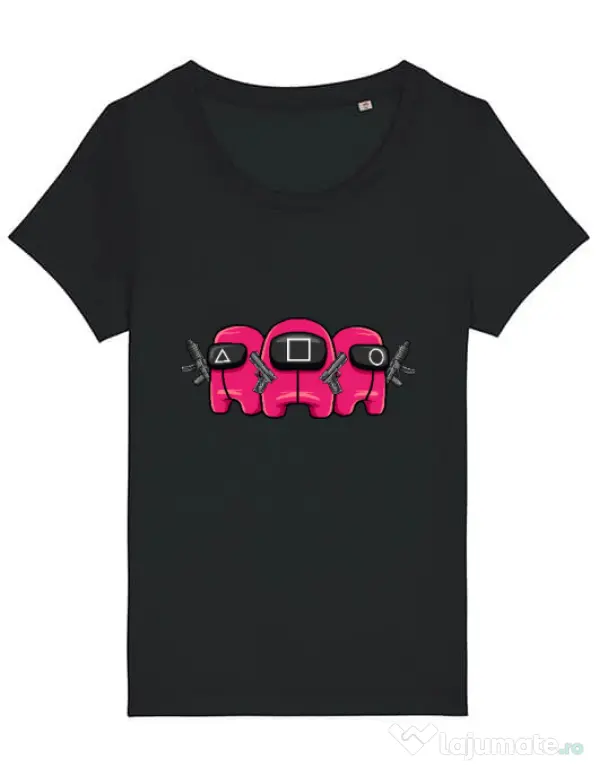 Tricou STANLEY STELLA dama Squid Squad Negru
