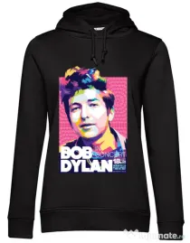 Hanorac dama cu gluga Bob Dylan Negru