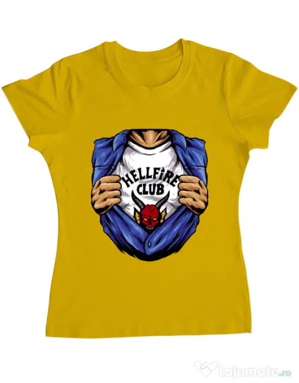 Tricou personalizat dama Release My Superpower Galben