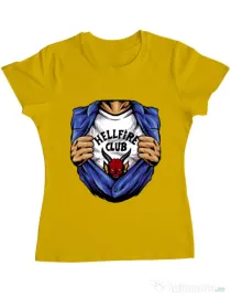 Tricou personalizat dama Release My Superpower Galben