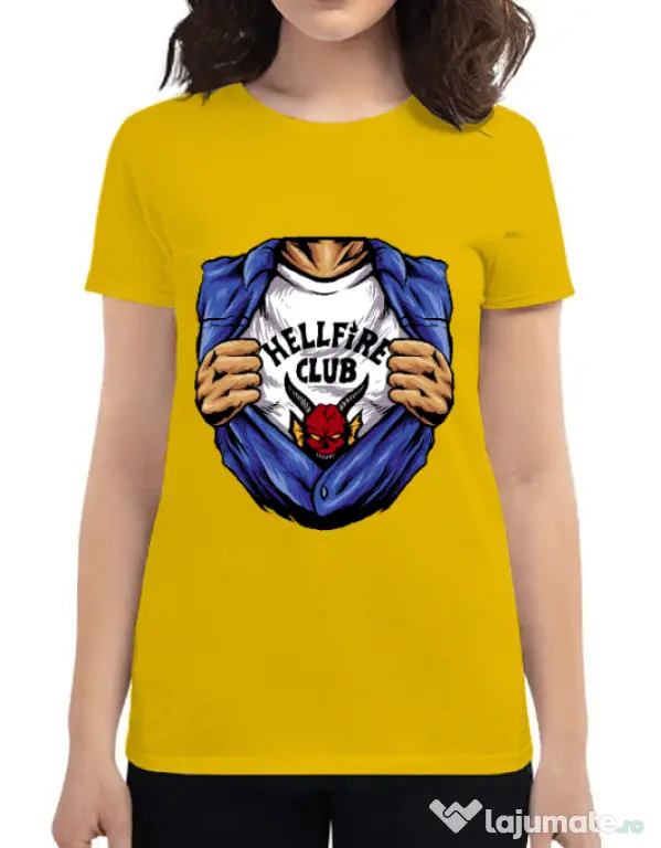 Tricou personalizat dama Release My Superpower Galben