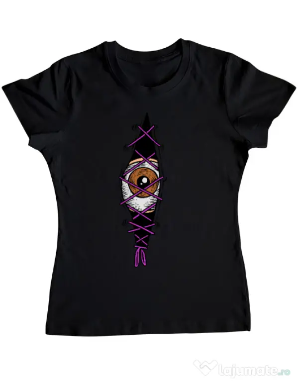 Tricou personalizat dama INSIDE OF ME Negru